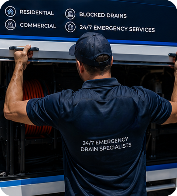 Licensed blocked drain plumber servicing a Lane Cove home